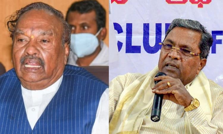 ಜಮೀರ್ ಅಹ್ಮದ್ ಹಾಗೂ ಸಿದ್ದರಾಮಯ್ಯ ಟಿಪ್ಪು ರಕ್ತ ಹಂಚಿಕೊಂಡು ಹುಟ್ಟಿದ್ದಾರೆ: ಈಶ್ವರಪ್ಪ