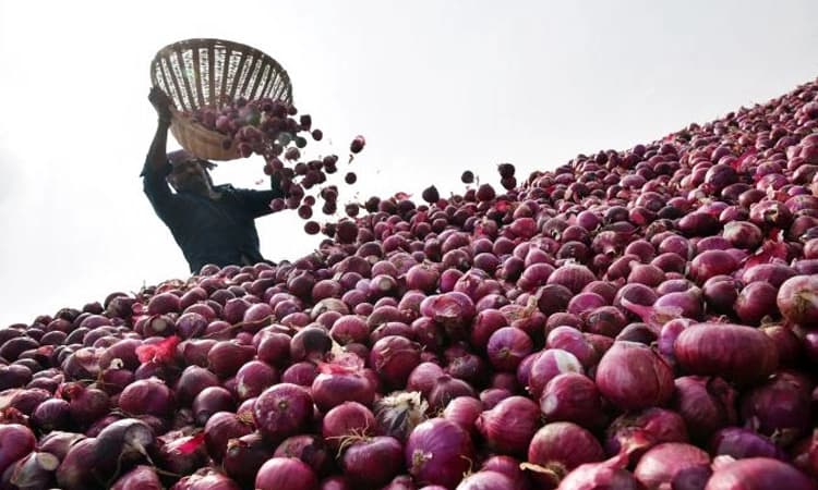 ಕೆಜಿ ಈರುಳ್ಳಿಗೆ 2 ರೂ.: ರೈತರಿಂದ ಪ್ರತಿಭಟನೆ