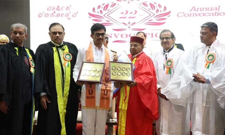 ವಿಶ್ವೇಶ್ವರಯ್ಯ ತಾಂತ್ರಿಕ ವಿ.ವಿ.; 18 ಚಿನ್ನದ ಪಡೆದ ವಿದ್ಯಾರ್ಥಿಗೆ ಶಿಕ್ಷಕನಾಗುವ ಆಸೆ