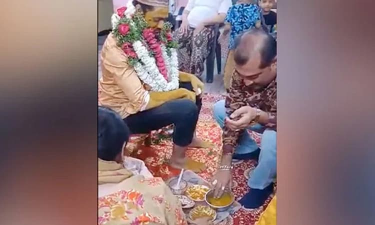 ಮದುಮಗನಿಗೆ ಹಳದಿ ಹಚ್ಚುತ್ತಿದ್ದಂತೆ ವ್ಯಕ್ತಿ ಸಾವು; ಮದುವೆ ಮನೆಯಲ್ಲಿ ಆಗಿದ್ದೇನು?