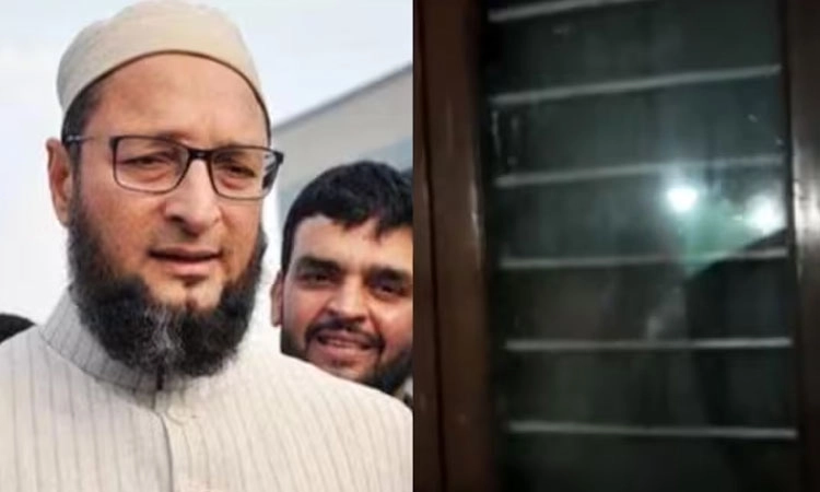 ಅಸಾದುದ್ದೀನ್ ಓವೈಸಿಯ ದಿಲ್ಲಿ ನಿವಾಸದ ಮೇಲೆ ಕಲ್ಲು ತೂರಾಟ: ಕಿಟಕಿ ಗಾಜುಗಳಿಗೆ ಹಾನಿ