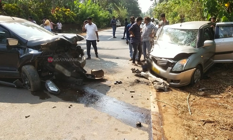 ಪಾಲಡ್ಕ: ಕಾರುಗಳ ನಡುವೆ ಭೀಕರ ಅಪಘಾತ, ಹಲವರಿಗೆ ಗಾಯ