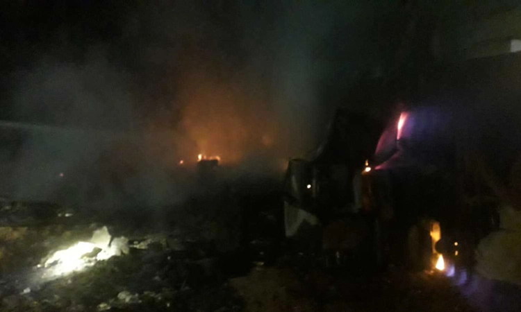 ಕೈಕಂಬ ಪರ್ಲಿಯಾ: ಗುಜರಿ ಸೊತ್ತುಗಳಿಗೆ ಬೆಂಕಿ ತಗಲಿ ನಷ್ಟ