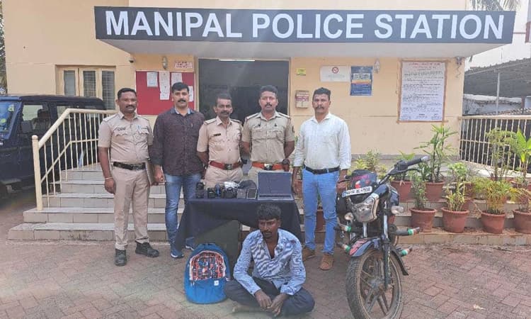 ಅಪಾರ್ಟ್‌ಮೆಂಟ್‌ನಲ್ಲಿ ಕಳ್ಳತನ: ಆರೋಪಿ ಸೆರೆ