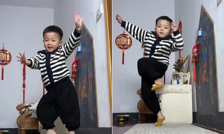 ಶಾರುಖ್‌ ಹಾಡಿಗೆ ಚೀನ ಪೋರನ ಡಾನ್ಸ್‌ ! ವಿಡಿಯೋ ವೈರಲ್‌