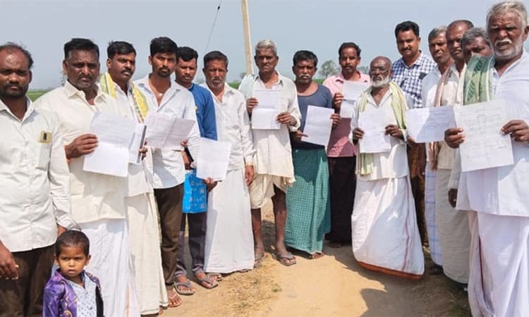 ಆರ‍್ಹಾಳ: ಭೂಮಿ ಪೋಡಿ ಮುಕ್ತ ಮಾಡದಿದ್ದರೆ ಮತದಾನ ಬಹಿಷ್ಕಾರ