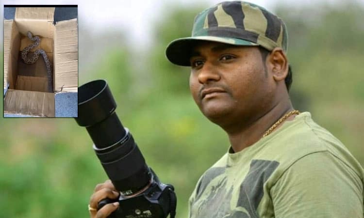 ಕೊಳಕು ಮಂಡಲ ವಿಷಕಾರಿ ಹಾವು ಹಿಡಿಯುವ ಮೊದಲ ಕಾರ್ಯಾಚರಣೆಯಲ್ಲಿ ವಿನಯ್ ಕಂದಕೂರು ಯಶಸ್ವಿ