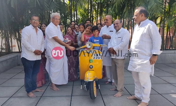 ಶ್ರೀ ಕ್ಷೇತ್ರ ಧರ್ಮಸ್ಥಳ ಮ್ಯೂಸಿಯಂಗೆ ಉದ್ಯಮಿಯಿಂದ 1984 ಮಾಡೆಲ್ ನ ಸ್ಕೂಟರ್ ಕೊಡುಗೆ