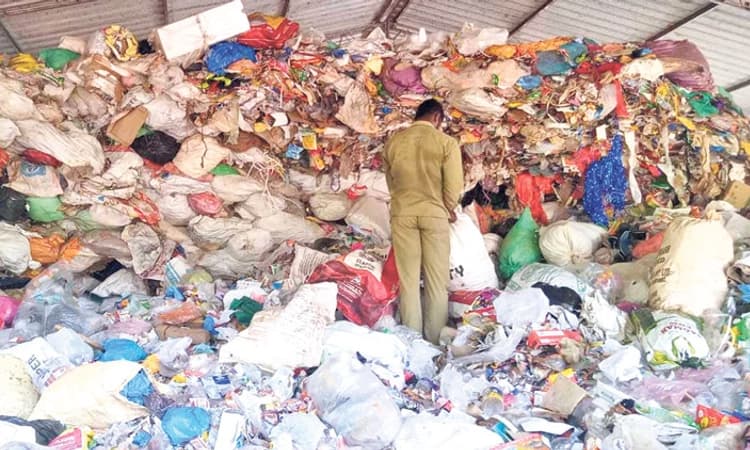 ಸಾಲಿಗ್ರಾಮ ಪ.ಪಂ.: ವರ್ಷದಿಂದ ಗೋಡೌನ್‌ನಲ್ಲಿ ಕಸ ಬಾಕಿ