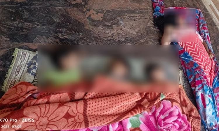 ಕೌಟುಂಬಿಕ ಕಲಹ: ಮೂರು ಮಕ್ಕಳನ್ನು ನೀರಿನ ಸಂಪ್ ಗೆ ಎಸೆದು ತಾಯಿ ಆತ್ಮಹತ್ಯೆ