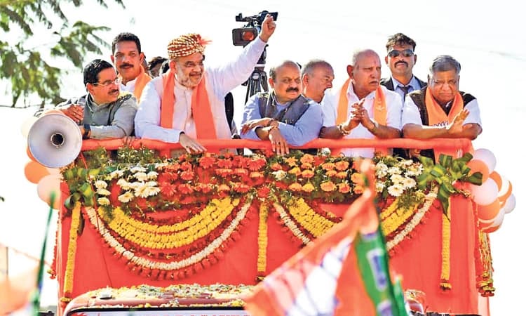 ಭಿನ್ನ ಧ್ವನಿಗೆ ಶಾ ಬೀಗ: ಬೆಳಗಾವಿ ಮುಖಂಡರ ಜತೆ ಎರಡೂವರೆ ತಾಸು ಗೌಪ್ಯ ಸಭೆ