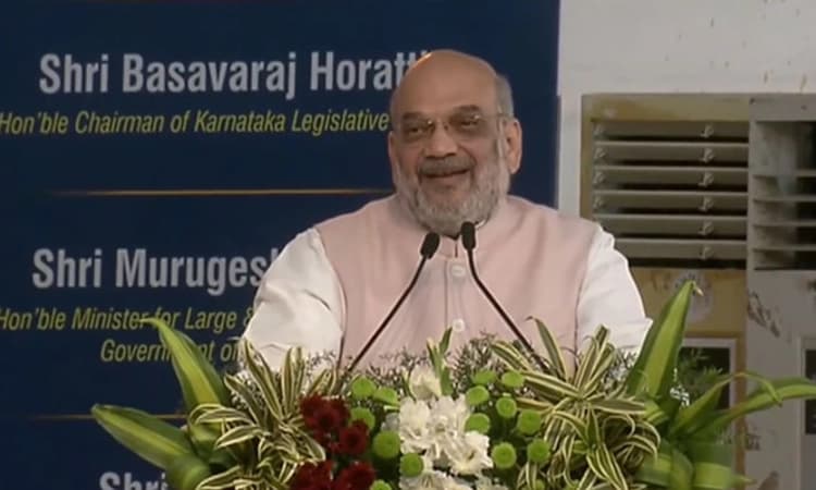 ಧಾರವಾಡ ವಿಧಿವಿಜ್ಞಾನ ವಿವಿ ನೂತನ ಕ್ಯಾಂಪಸ್ ಗೆ ಅಮಿತ್ ಶಾ ಶಂಕು ಸ್ಥಾಪನೆ