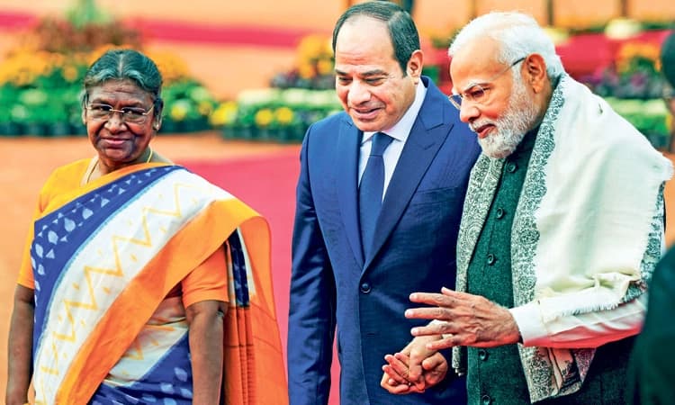 ವ್ಯೂಹಾತ್ಮಕ ಭಾಗೀದಾರಿಕೆ ವೃದ್ಧಿಗೆ ಭಾರತ-ಈಜಿಪ್ಟ್ ಒಲವು