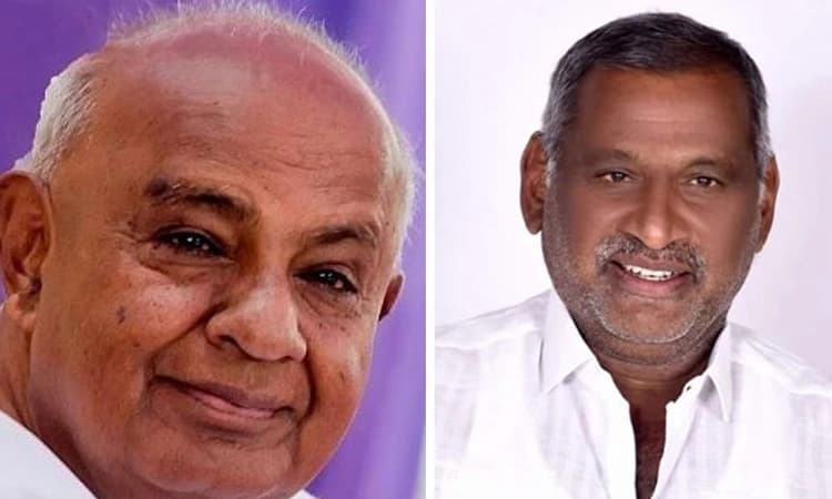 ದೇವೇಗೌಡರ ಬಗ್ಗೆ ಮಾತನಾಡದಿದ್ದರೆ ತಿಂದ ಅನ್ನ ಜೀರ್ಣವಾಗುವುದಿಲ್ಲವೆ?: ಮಾಧುಸ್ವಾಮಿಗೆ ಜೆಡಿಎಸ್ ಪ್ರಶ್ನೆ