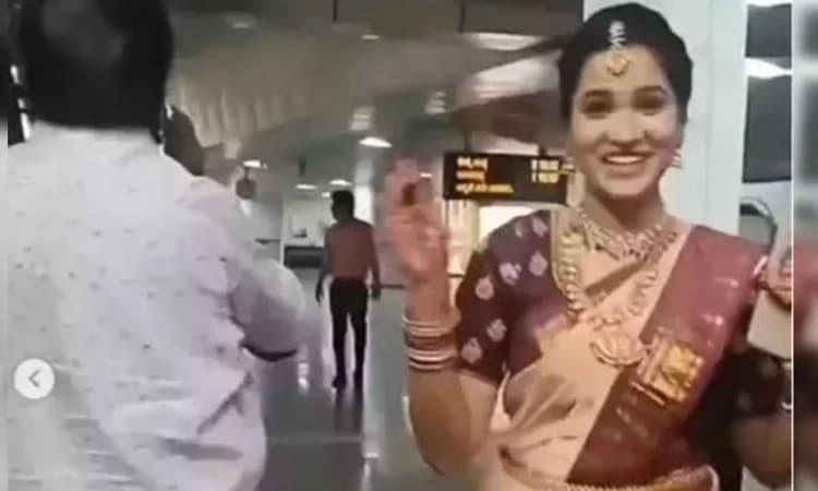 ಕಾರು ಬಿಟ್ಟು ಮೆಟ್ರೋ ಹತ್ತಿ ಕಲ್ಯಾಣ ಮಂಟಪ ತಲುಪಿದ ಮದುಮಗಳು! ವಿಡಿಯೋ ವೈರಲ್