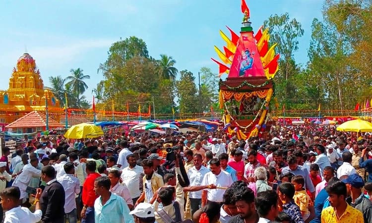 ಹುಣಸೂರು: ದೊಡ್ಡ ಹೆಜ್ಜೂರು ವೀರಾಂಜನೇಯ ಸ್ವಾಮಿ ಜಾತ್ರೆ ಸಂಪನ್ನ