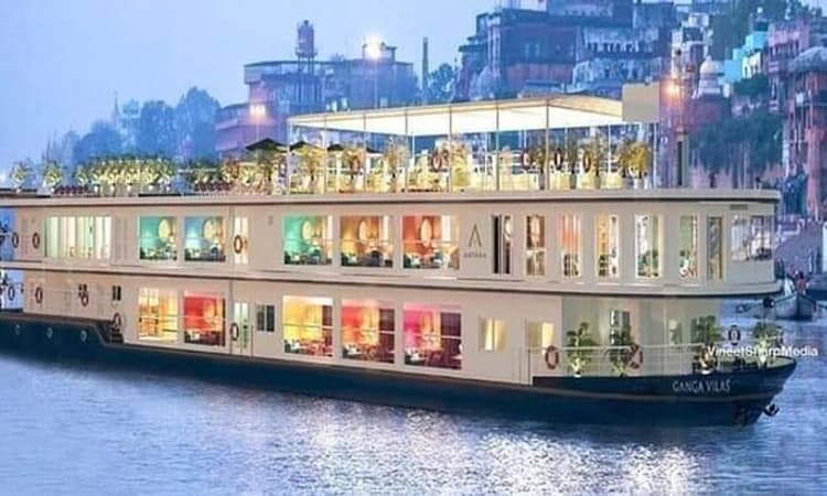 ಗಂಗಾನದಿಯಲ್ಲಿ ಸಿಲುಕಿಕೊಂಡ ಗಂಗಾ ವಿಲಾಸ್ ಕ್ರೂಸ್‌ ; ಪ್ರವಾಸಿಗರ ರಕ್ಷಣೆ