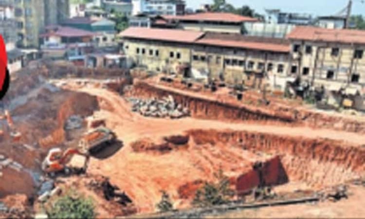 ಹಂಪನಕಟ್ಟೆ:ಕುಂಟುತ್ತಿರುವ ಕಾರು ಪಾರ್ಕಿಂಗ್‌ ಕಾಮಗಾರಿ