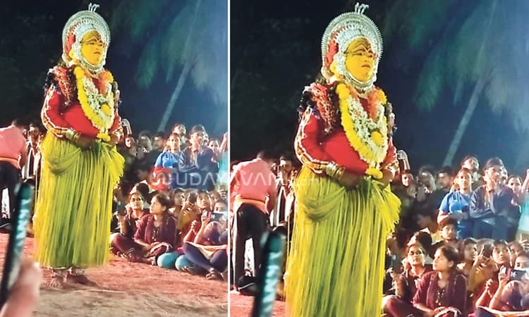 ಕಾಂತಾರ ಚಿತ್ರದ ಪ್ರಭಾವ: ಕೋಲ ವೀಕ್ಷಣೆಗೆ ಎನ್‌ಐಟಿಕೆ ವಿದ್ಯಾರ್ಥಿನಿಯರ ದಂಡು!