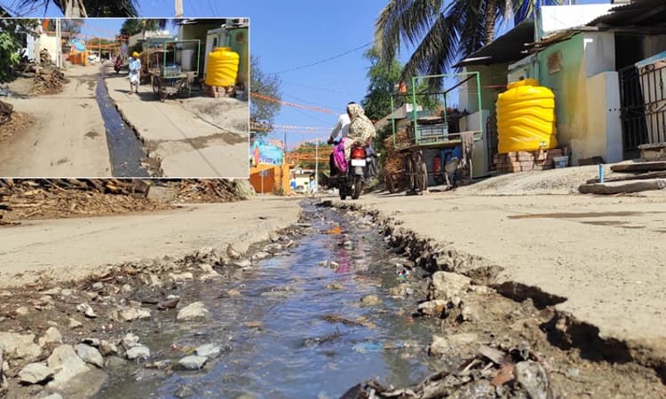 ಜಲಜೀವನ್ ಮೀಷನ್ ಕಾಮಗಾರಿ ಆರಂಭವಾಗುವುದು ಯಾವಾಗ..? ರಸ್ತೆ ಅಗೆದು ವರ್ಷವಾದರೂ ಕಾಮಗಾರಿ ಆರಂಭವಿಲ್ಲ