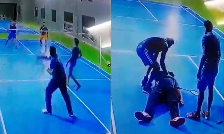 ಗೆಳೆಯರ ಜೊತೆ ಬ್ಯಾಡ್ಮಿಂಟನ್ ಆಟವಾಡುತ್ತಲೇ ಕುಸಿದು ಬಿದ್ದು ಕೊನೆಯುಸಿರೆಳೆದ ಭಾರತೀಯ ಮೂಲದ ವ್ಯಕ್ತಿ