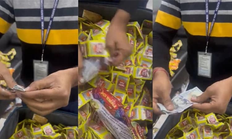 ಪಾನ್‌ ಮಸಾಲಾ ಪ್ಯಾಕೆಟ್‌ನೊಳಗೆ ಡಾಲರ್‌ ನೋಟ್‌!- ವಿಡಿಯೋ ವೈರಲ್