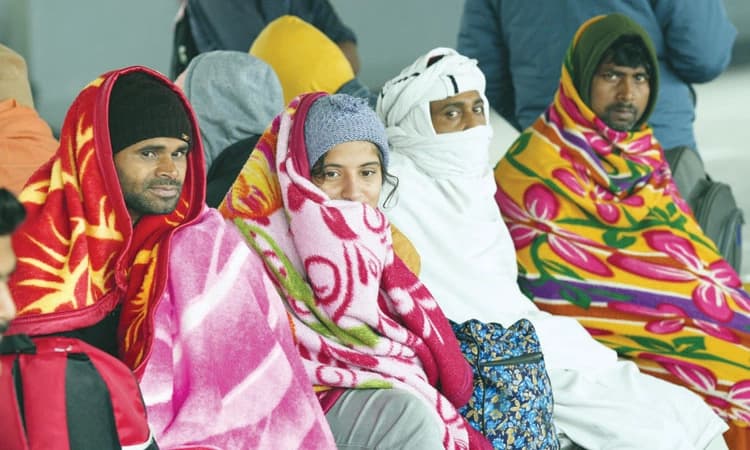 ಹೊದಿಕೆ ಸರಿಸದ ದಿಲ್ಲಿ; ಉತ್ತರ ಭಾರತದಲ್ಲಿ ಮಂಜಿನಬ್ಬರ ; 100ಕ್ಕೂ ಹೆಚ್ಚು ಸಾವು