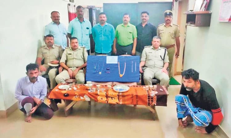 ಅಂತಾರಾಜ್ಯ ಕಳ್ಳರಿಬ್ಬರ ಸೆರೆ, ನ್ಯಾಯಾಂಗ ಬಂಧನ