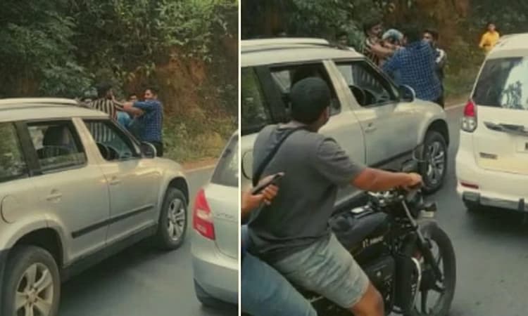 ಪಣಜಿ: ರಸ್ತೆ ಮಧ್ಯೆ ಪ್ರವಾಸಿಗರ ಹೊಡೆದಾಟ… ಟ್ರಾಫಿಕ್ ಜಾಮ್, ವಾಹನ ಸವಾರರ ಪರದಾಟ