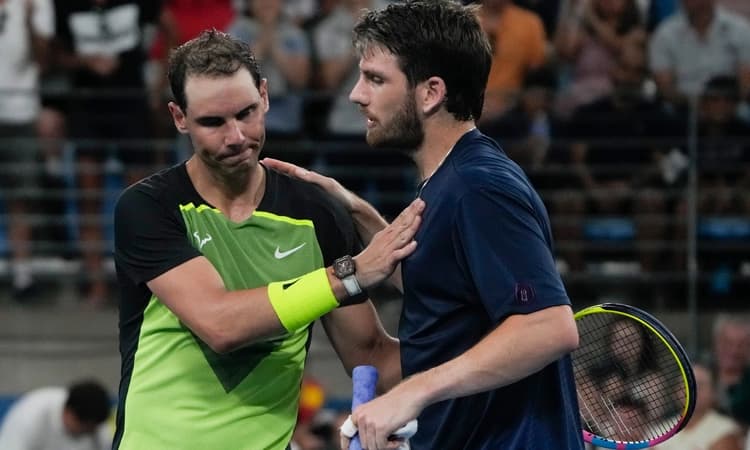 ಯುನೈಟೆಡ್‌ ಕಪ್‌ ಟೆನಿಸ್‌ ಪಂದ್ಯಾವಳಿ: ರಫೆಲ್‌ ನಡಾಲ್‌ಗೆ ನೂರಿ ಆಘಾತ