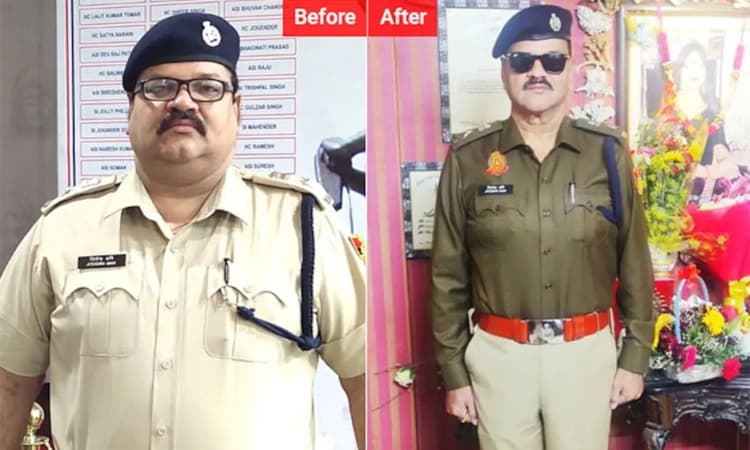 8 ತಿಂಗಳಲ್ಲಿ 46 ಕೆಜಿ ತೂಕ ಇಳಿಸಿಕೊಂಡ ಪೊಲೀಸ್‌ ಅಧಿಕಾರಿ!