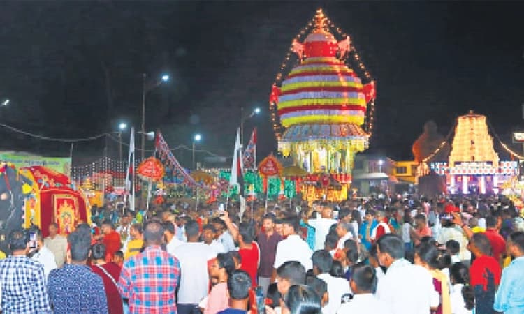 ಕುಕ್ಕೆ ಶ್ರೀ ಸುಬ್ರಹ್ಮಣ್ಯ: ಸಡಗರದ ಕಿರುಷಷ್ಠಿ ರಥೋತ್ಸವ