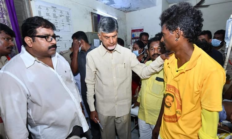 ಆಂಧ್ರ: ಚಂದ್ರಬಾಬು ನಾಯ್ಡು ರೋಡ್ ಶೋ ವೇಳೆ ನೂಕುನುಗ್ಗಲು: 7 ಬಲಿ