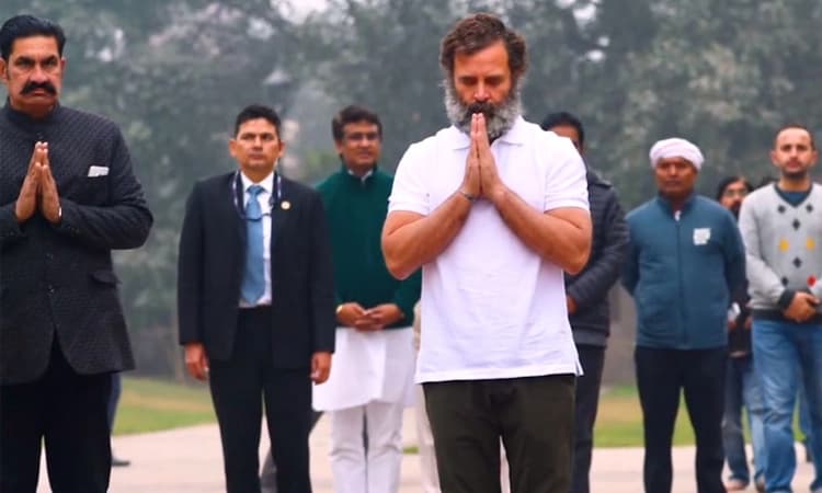 ವಾಜಪೇಯಿ ಸಮಾಧಿಗೆ ಭೇಟಿ; ರಾಹುಲ್ ನಾಟಕ ಮಾಡುತ್ತಿದ್ದಾರೆ ಎಂದು ಬಿಜೆಪಿ ಟೀಕೆ