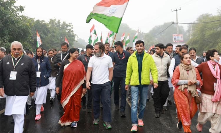 ಭಾರತ್ ಜೋಡೋ ನಾಳೆ ದೆಹಲಿಗೆ ; ಕಾರ್ಯಕರ್ತರಿಗೆ ಮಾಸ್ಕ್ ಧರಿಸಲು ಸೂಚನೆ