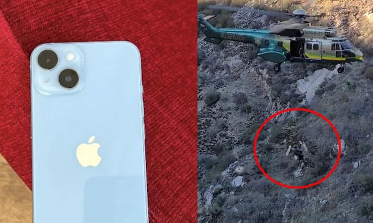 ಕಾರಿನಿಂದ 300 ಅಡಿ ಆಳದ ಕಣಿವೆಗೆ ಬಿದ್ದವರ ಪ್ರಾಣ ರಕ್ಷಿಸಿದ ಐಫೋನ್‌ -14.! : ವಿಡಿಯೋ ವೈರಲ್