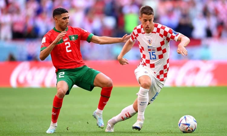 ತೃತೀಯ ಸ್ಥಾನಕ್ಕಾಗಿ ಕ್ರೊವೇಷ್ಯಾ-ಮೊರಾಕ್ಕೊ ಹೋರಾಟ