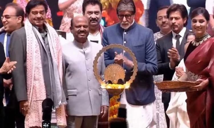 ಕೆಐಎಫ್ಎಫ್ ಉದ್ಘಾಟಿಸಿದ ಬಿಗ್ ಬಿ; ಶಾರುಖ್, ಬ್ಯಾನರ್ಜಿ, ಗಂಗೂಲಿ ಭಾಗಿ