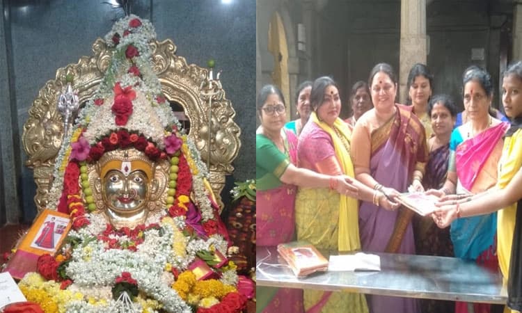 ಗಂಗಾವತಿ: ಗ್ರಾಮ ದೇವತೆ ದುರ್ಗಮ್ಮ ಜಾತ್ರೆ; ಕುಂಭ ಹೋರುವ ಸುಮಂಗಲಿಯರಿಗೆ ಸೀರೆಗಳ ವಿತರಣೆ