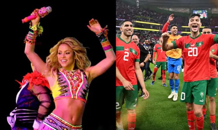 ದಿಸ್ ಟೈಮ್ ಫಾರ್ ಆಫ್ರಿಕಾ: ಪೋರ್ಚುಗಲ್ ವಿರುದ್ಧ ಮೊರಾಕ್ಕೊ ಜಯವನ್ನು ಸಂಭ್ರಮಿಸಿದ ಶಕೀರಾ