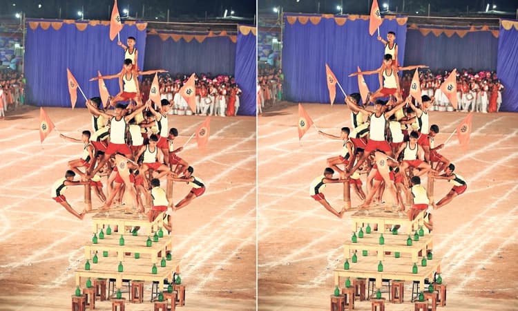 ಶ್ರೀರಾಮ ವಿದ್ಯಾಕೇಂದ್ರ: ಮಕ್ಕಳ ಸಾಹಸ ಪ್ರದರ್ಶನಕ್ಕೆ ಸಿಎಂ ಸಾಕ್ಷಿ