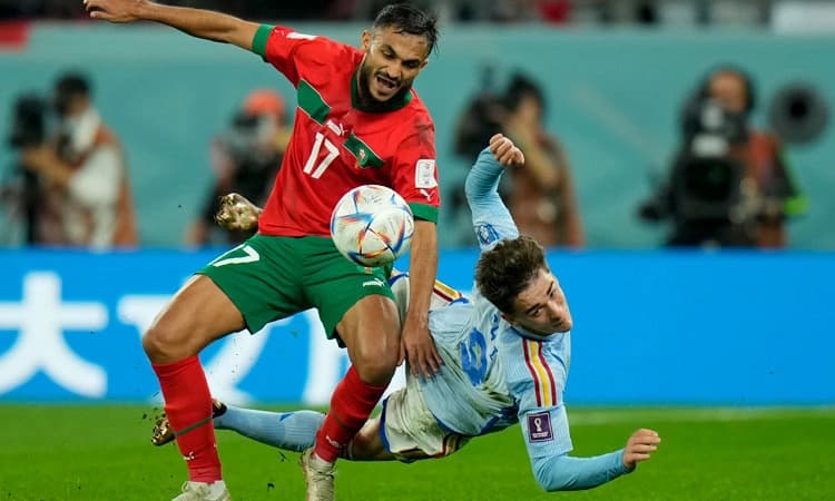 ಫಿಫಾ ವಿಶ್ವಕಪ್‌ ಪ್ರಿ ಕ್ವಾರ್ಟರ್‌ ಫೈನಲ್‌: ಸ್ಪೇನ್‌-ಮೊರೊಕ್ಕೊ ಪ್ರಚಂಡ ಮೇಲಾಟ