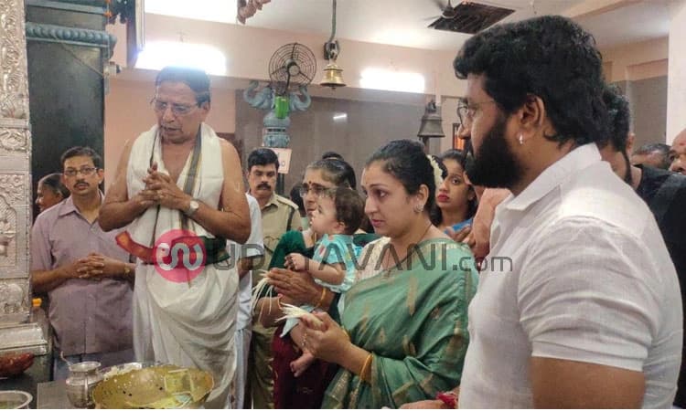 ಆನೆಗುಡ್ಡೆ ವಿನಾಯಕ ದೇವಸ್ಥಾನಕ್ಕೆ ರಿಷಬ್ ಶೆಟ್ಟಿ ದಂಪತಿ ಭೇಟಿ 