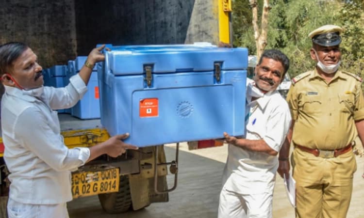 ನಾಲ್ಕು ಜಿಲ್ಲೆಗಳಿಗೆ ಬಂತು 29,500 ಡೋಸ್‌ ಕೋವಿಶೀಲ್ಡ್‌