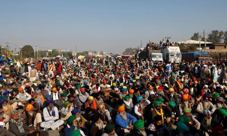 ಆಳಂದ; ದೆಹಲಿ ರೈತರ ಹೋರಾಟ ಬೆಂಬಲಿಸಿ ಪ್ರತಿಭಟನೆ