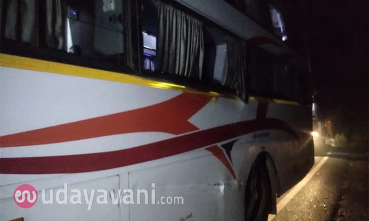 Kadaba: ಕಾಡಾನೆ ದಾಳಿ; ಕೆಎಸ್ಸಾರ್ಟಿಸಿ ಬಸ್ ಗೆ ಹಾನಿ