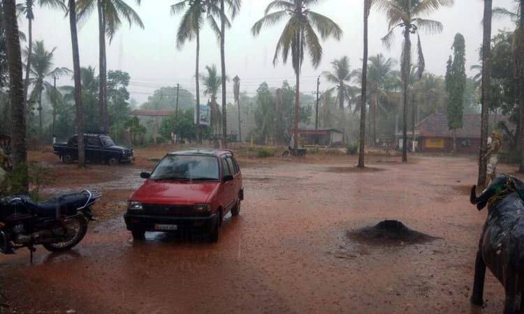 ಮಳೆ: ಹೆಬ್ರಿ ಪರಿಸರದಲ್ಲಿ ಮನೆಗಳು, ತೋಟಕ್ಕೆ ಹಾನಿ