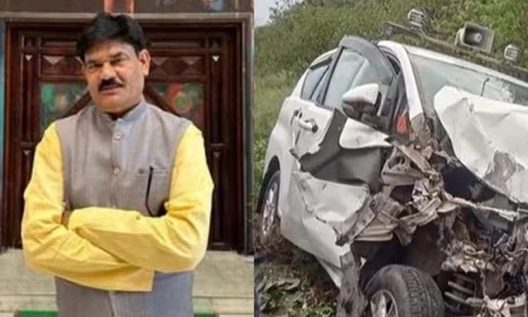 Road mishap: ಕಾರು – ಟ್ರ್ಯಾಕ್ಟರ್ ಟ್ರಾಲಿ ಅಪಘಾತ; ಸಚಿವರ ತಲೆಗೆ ತೀವ್ರಗಾಯ