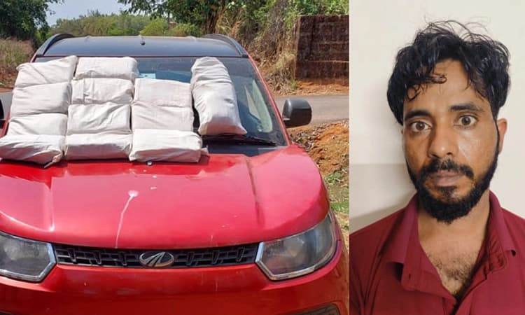 ಆಂಧ್ರದಿಂದ ಮಂಗಳೂರಿಗೆ 23 ಕೆಜಿ ಗಾಂಜಾ ಸಾಗಾಟ ಮಾಡುತ್ತಿದ್ದಾತನ ಬಂಧನ