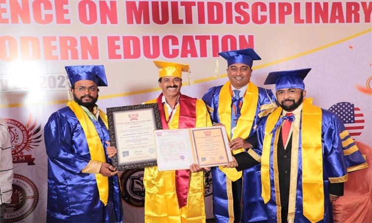 Doctorate: ಜೇನು‌ ಮಧುಕೇಶ್ವರರಿಗೆ ಡಾಕ್ಟರೇಟ್ ಪ್ರದಾ‌ನ